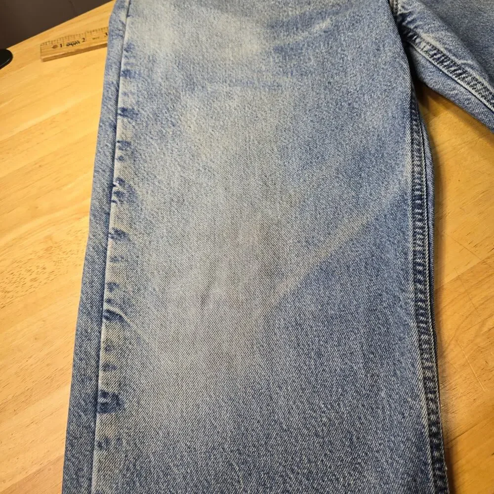 Carhartt Flannel Lined Jeans Mens Size 34 x 34